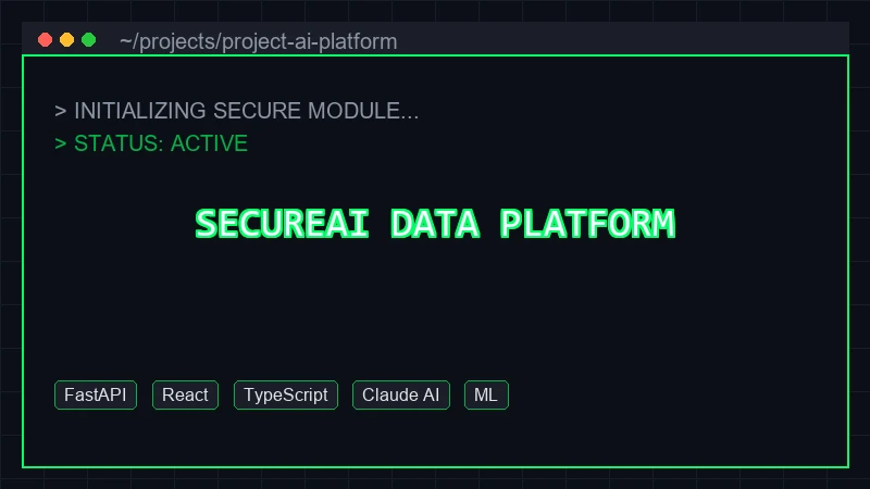 AI Secure Data Intelligence Platform